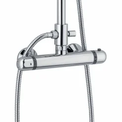 Viadurini Taps Duschsäulen-Moderne Duschsäule in Messing Chrom Finish Made in Italy - Gallo