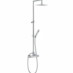 Viadurini Taps Duschsäulen-Moderne Duschsäule in Messing Chrom Finish Made in Italy - Gallo