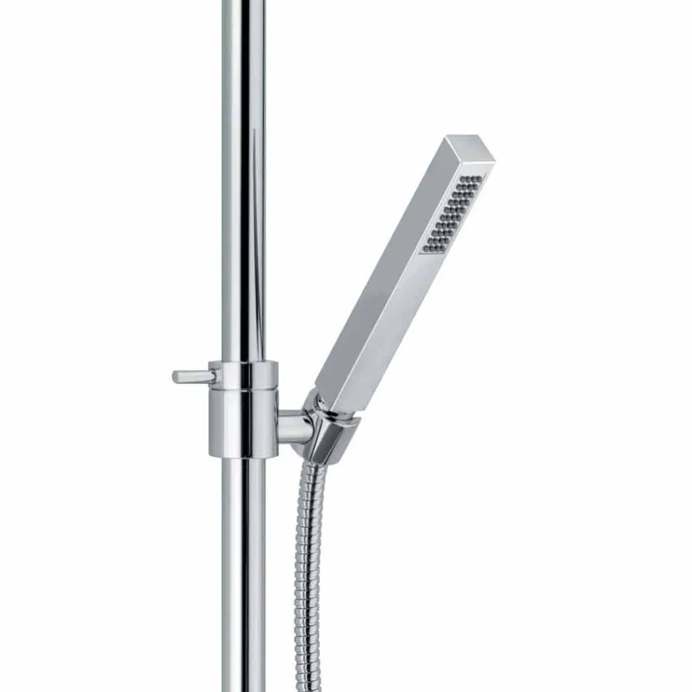 Viadurini Taps Duschsäulen-Moderne Duschsäule in Messing Chrom Finish Made in Italy - Gallo