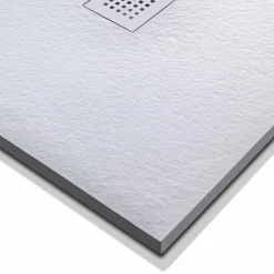 Viadurini Bathroom Rechteckige Duschwannen-Moderne Duschwanne 160x70 in Resin Stone Effect Finish - Domio