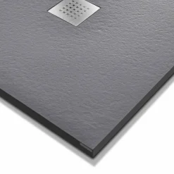 Viadurini Bathroom Rechteckige Duschwannen-Moderne Duschwanne 160x70 in Resin Stone Effect Finish - Domio