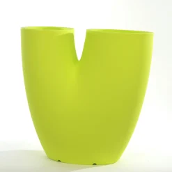 Viadurini in the Garden Gartenideen-Moderne farbige Gartenvase aus Polyethylen Made in Italy - Flowes