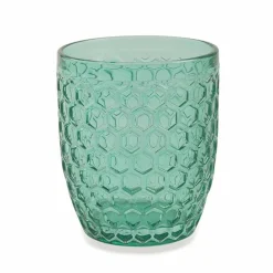 Viadurini Kitchen Gläser Set-Moderne farbige Glas dekorierte Gläser, die Wasser 12 Stücke dienen - mischen