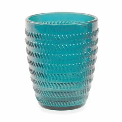 Viadurini Kitchen Gläser Set-Moderne farbige Glas dekorierte Gläser, die Wasser 12 Stücke dienen - mischen