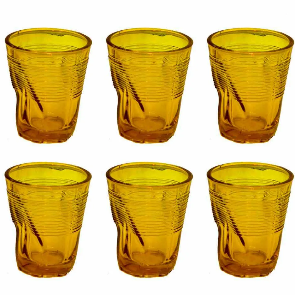 Viadurini Kitchen Gläser Set-Moderne farbige Glaswassergläser 12 Designstücke - Sarabi