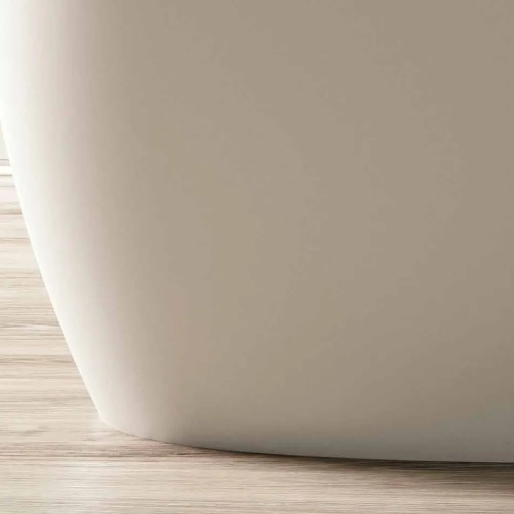 Viadurini Bathroom Freistehende Badewannen-moderne Freestanding Badewanne Solid Surface Design glänzend/ matt - Velo