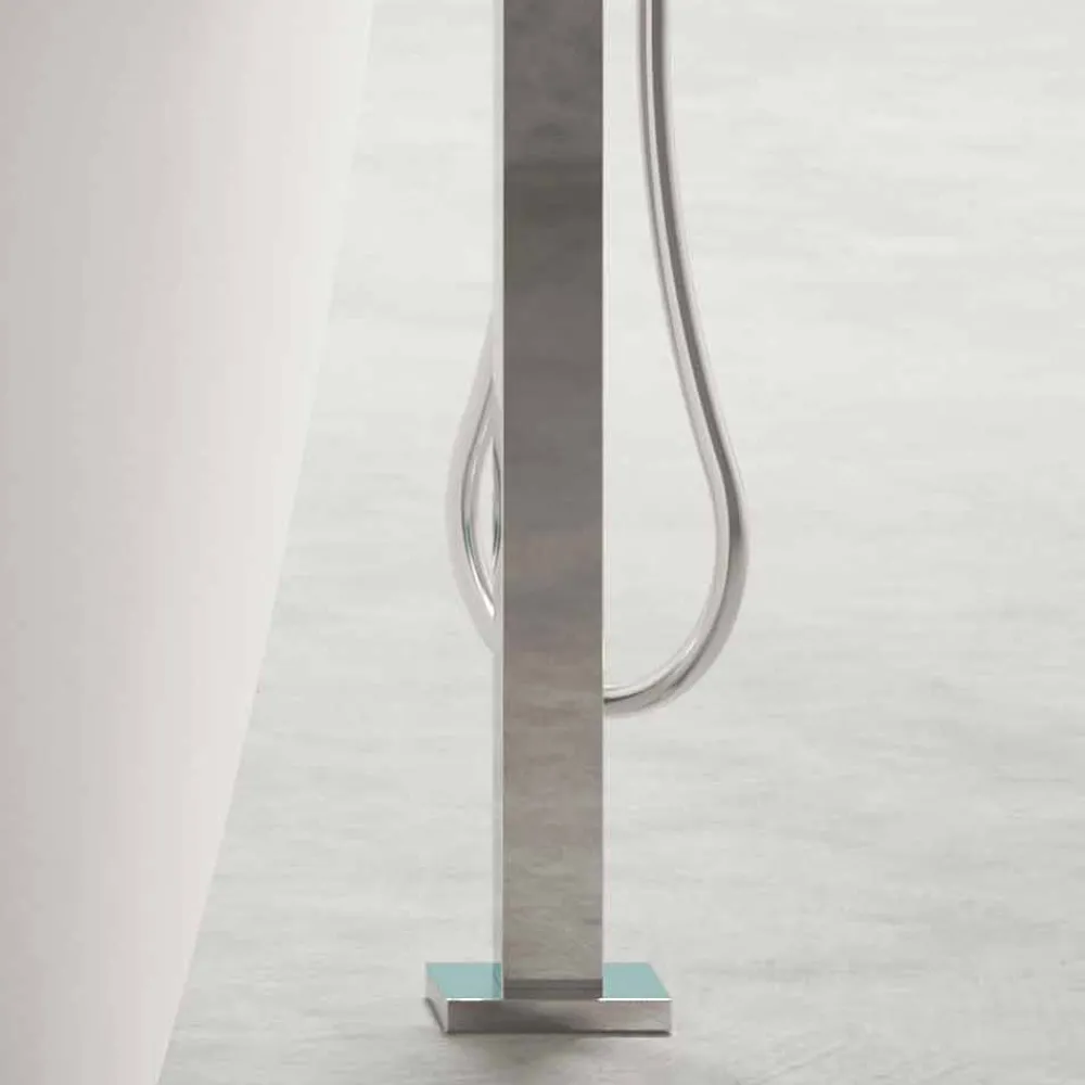 Viadurini Bathroom Freistehende Badewannen-moderne freistehende Badewanne weiss matt/ glänzend, - Face