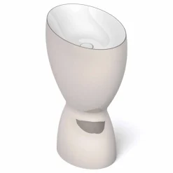 Viadurini Bathroom Keramikwaschbecken-Moderne freistehende Spüle in Keramik made in Italy, Basile