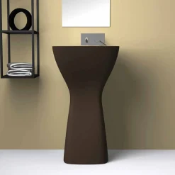 Viadurini Bathroom Keramikwaschbecken-Moderne freistehende Spüle in Keramik made in Italy, Firmino