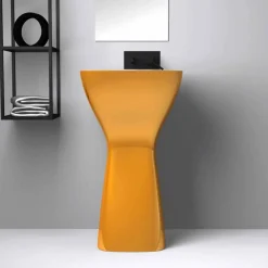 Viadurini Bathroom Keramikwaschbecken-Moderne freistehende Spüle in Keramik made in Italy, Firmino