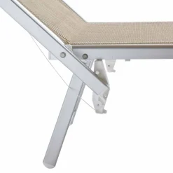 Viadurini in the Garden Sonnenliegen-Moderne Garten Chaiselongue mit Sonnenschirm und liegender Rückenlehne - Arnold