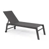 Viadurini in the Garden Sonnenliegen-Moderne Gartenliege aus Aluminium mit Rädern für den Außenbereich - Franz