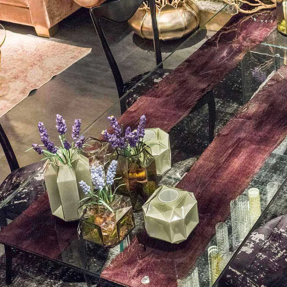 Viadurini Living Deko Vasen-Moderne Glasvase für den Innenbereich, handgefertigt in Italien - Eagle