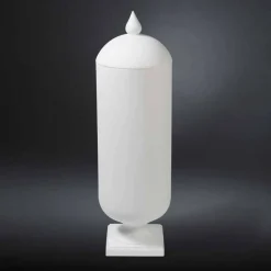 Viadurini Living Deko Vasen-Moderne handgefertigte weiße Keramikvase Made in Italy - Chantal