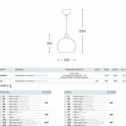 Aldo Bernardi Moderne Pendelleuchten-Moderne Hängelampe aus Keramik Gli Illustri 5 von