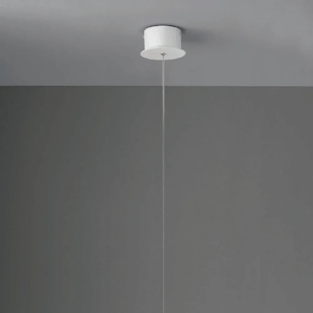 Viadurini Lighting Moderne Pendelleuchten-Moderne Hängelampe mit LED-Licht aus lackiertem Metall – Lärche