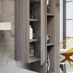 Viadurini Badmöbel Hängend-Moderne hängende Badezimmerkomposition made in Italy, Bari