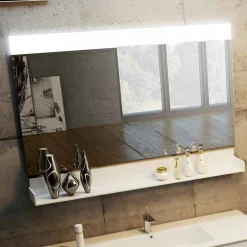 Viadurini Badmöbel Hängend-Moderne hängende Badezimmerkomposition made in Italy, Bari