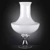Viadurini Living Deko Vasen-Moderne Indoor-Vase aus weißem und transparentem Glas Made in Italy - Portos