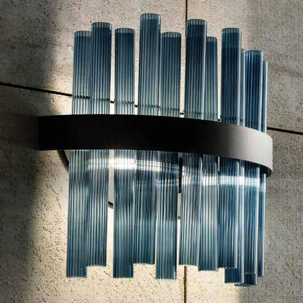Viadurini Lighting Moderne Wandleuchten-Moderne italienische Luxus-Wandlampe aus mundgeblasenem Glas - Maesta