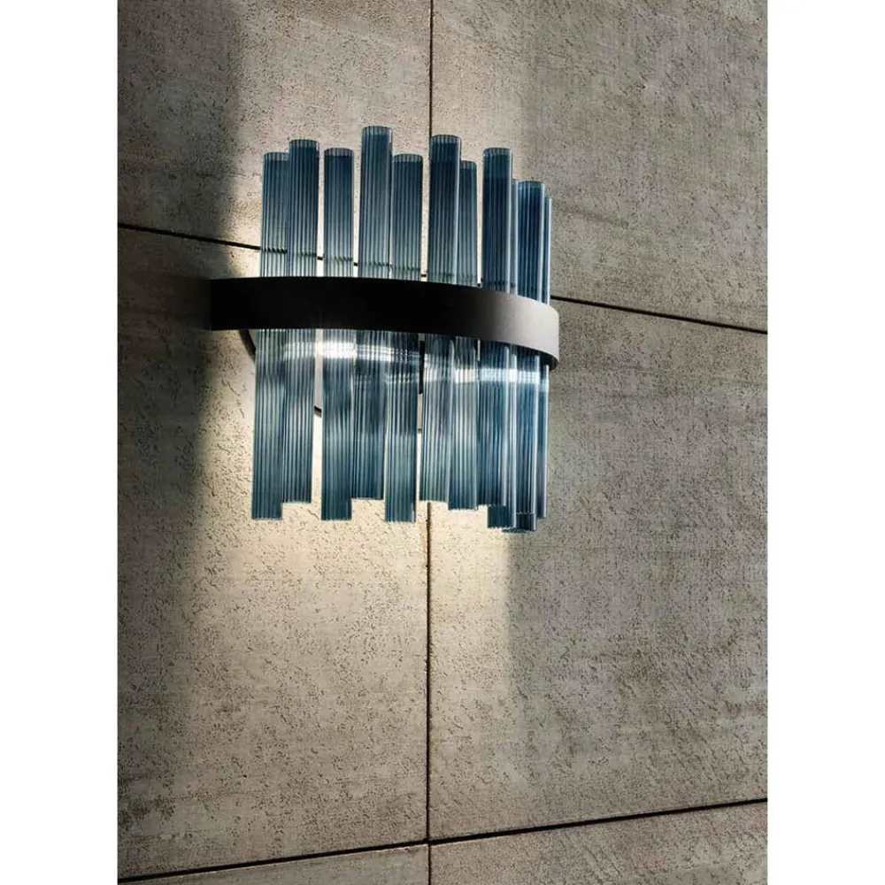 Viadurini Lighting Moderne Wandleuchten-Moderne italienische Luxus-Wandlampe aus mundgeblasenem Glas - Maesta