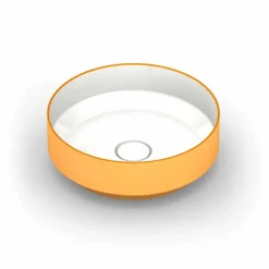 Viadurini Bathroom Keramikwaschbecken-Moderne kreisförmige Spüle in Keramik hergestellt in Italien, Yoel