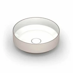Viadurini Bathroom Keramikwaschbecken-Moderne kreisförmige Spüle in Keramik hergestellt in Italien, Yoel