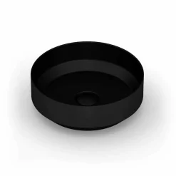 Viadurini Bathroom Keramikwaschbecken-Moderne kreisförmige Spüle in Keramik hergestellt in Italien, Yoel