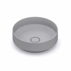Viadurini Bathroom Keramikwaschbecken-Moderne kreisförmige Spüle in Keramik hergestellt in Italien, Yoel