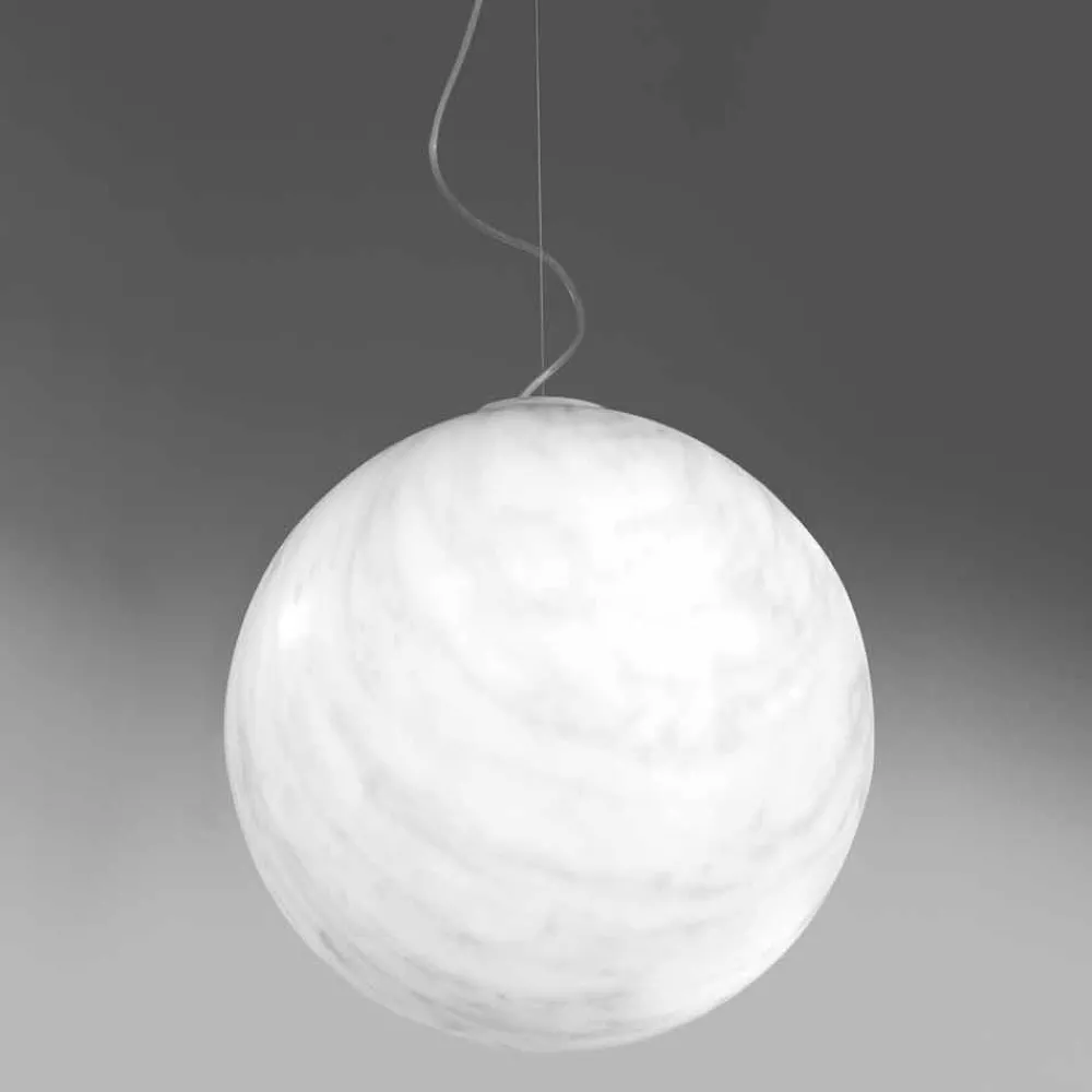 SLIDE Moderne Pendelleuchten-Moderne Kugelpendelleuchte aus Polyethylen Mineral