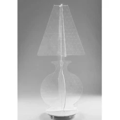 Viadurini Lighting Moderne Stehlampen-Moderne laserbeschriftete Plexiglas-Stehlampe 3 Größen - Raissa