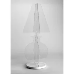 Viadurini Lighting Moderne Stehlampen-Moderne laserbeschriftete Plexiglas-Stehlampe 3 Größen - Raissa