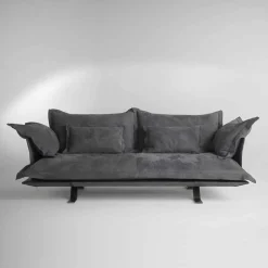 Viadurini Italian Sofas Moderne Sofas-Moderne Ledercouch Shita 170, 220 oder 250 cm