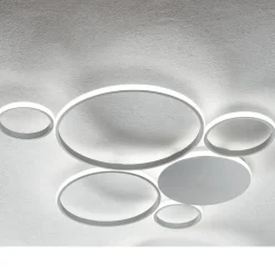 Viadurini Lighting Moderne Wandleuchten-Moderne LED-Wandleuchte aus lackiertem Metall in Gold- oder Silber-Finish - Punto