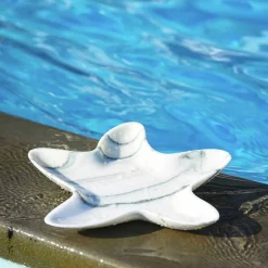 Viadurini Kitchen Küchenzubehör-Moderne Marmortasse in Form eines Seesterns Made in Italy - Ticcio