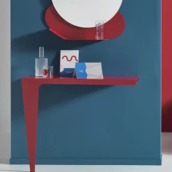 Viadurini Living Konsolentisch Flur-Moderne Minimal Design Konsole aus farbigem Metall Made in Italy - Benjamin