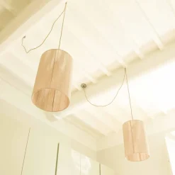 Viadurini by Sideform Moderne Pendelleuchten-Moderne Pendelleuchte aus Wolle Made in Italy Evita