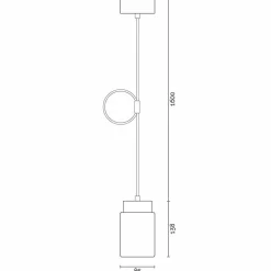 Viadurini Lighting Moderne Pendelleuchten-Moderne Pendelleuchte aus weißer Keramik, hergestellt in Italy Asia