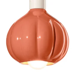 Ferroluce Moderne Pendelleuchten-Moderne Pendelleuchte aus farbiger Keramik, hergestellt in Italien – Afoxe