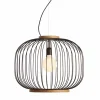 Viadurini Lighting Designer Pendelleuchten-Moderne Pendelleuchte aus Stahl 48x H40x L.cavo100 cm Beren