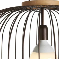 Viadurini Lighting Designer Pendelleuchten-Moderne Pendelleuchte aus Stahl 58xH48x L.cavo100 cm Jana