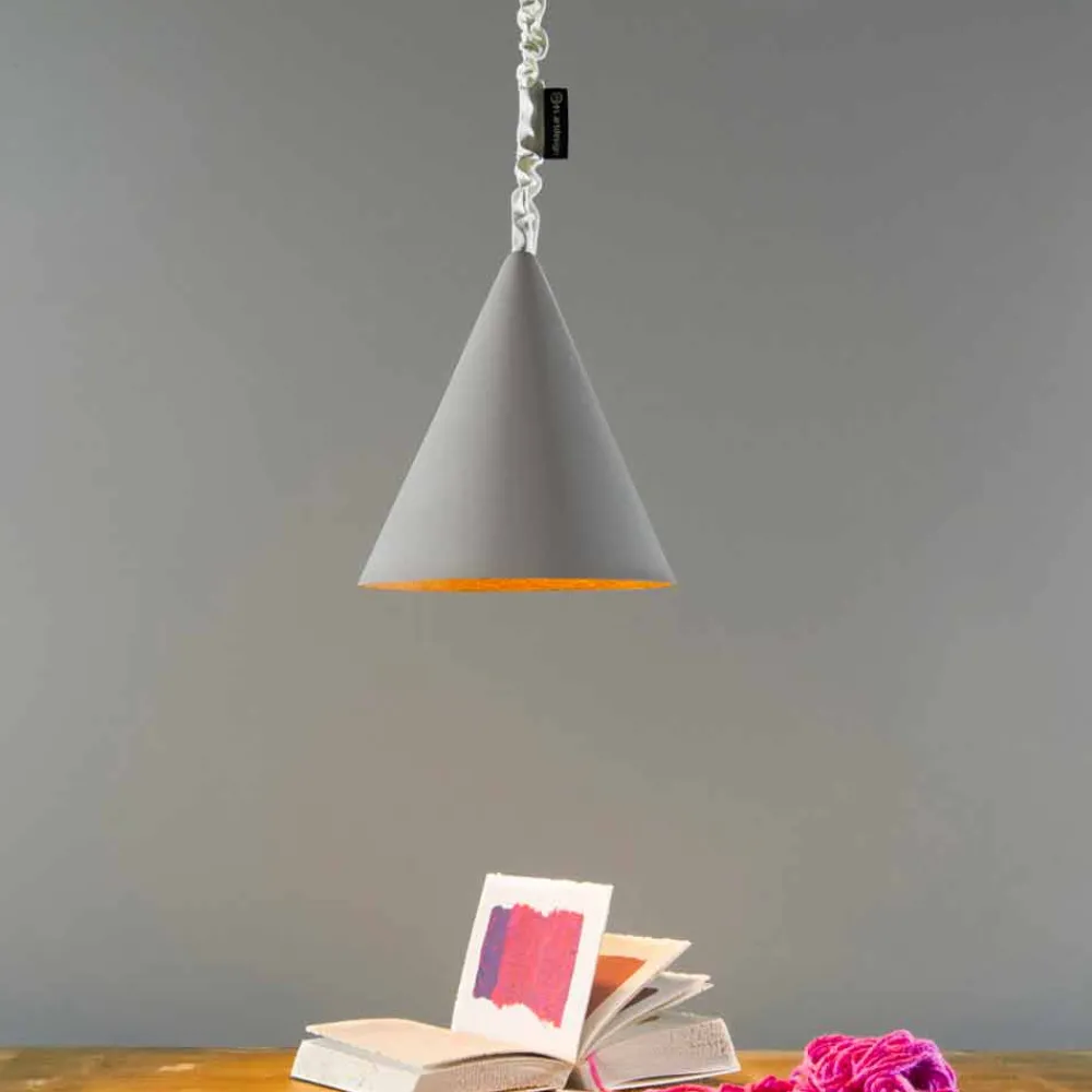 In-es.artdesign Moderne Pendelleuchten-Moderne Pendelleuchte Jazz Cement-Zement