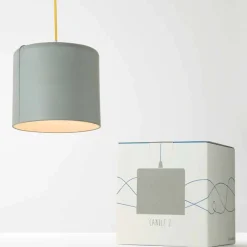 In-es.artdesign Moderne Pendelleuchten-Moderne Pendelleuchte Candle 2 aus farbigem Laprene