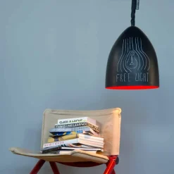 In-es.artdesign Moderne Pendelleuchten-Moderne Pendelleuchte Flower S Resin Blackboard