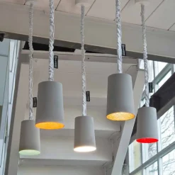 In-es.artdesign Moderne Pendelleuchten-Moderne Pendelleuchte Paint Painted Beton
