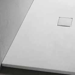 Viadurini Bathroom Rechteckige Duschwannen-Moderne rechteckige Duschwanne 100x80 cm aus Harz mit Samteffekt - Estimo