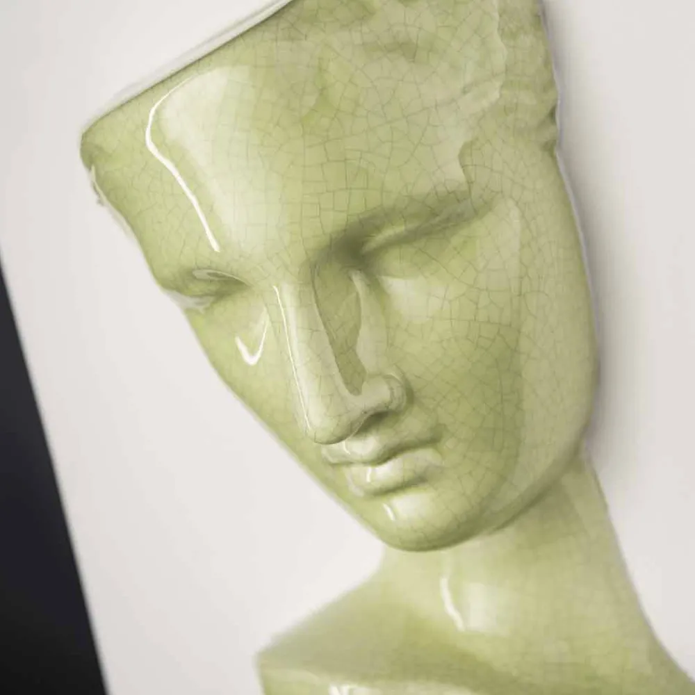 Viadurini Living Deko Vasen-Moderne rechteckige Vase aus farbiger Keramik, handgefertigt in Italien - Lucas