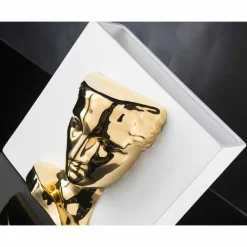 Viadurini Living Deko Vasen-Moderne rechteckige Vase aus farbiger Keramik, handgefertigt in Italien - Lucas