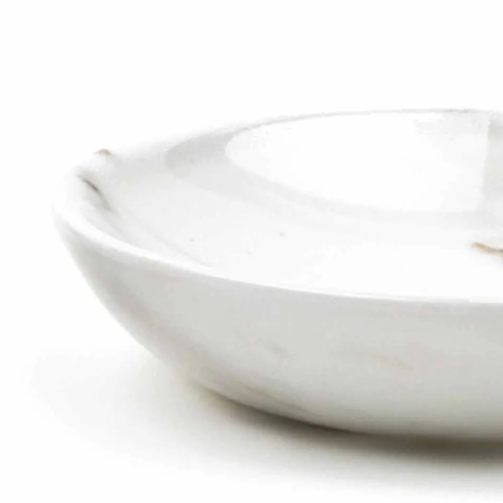 Viadurini Kitchen Becher Set Design-Moderne runde Platte aus Marmor Verschiedene Farben Made in Italy - Pin