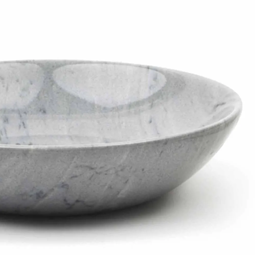 Viadurini Kitchen Becher Set Design-Moderne runde Platte aus Marmor Verschiedene Farben Made in Italy - Pin